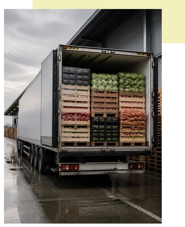 Перевозка плодоовощной продукции в Солнечногорск по цене от 5204 р. | Агросервис-Слн