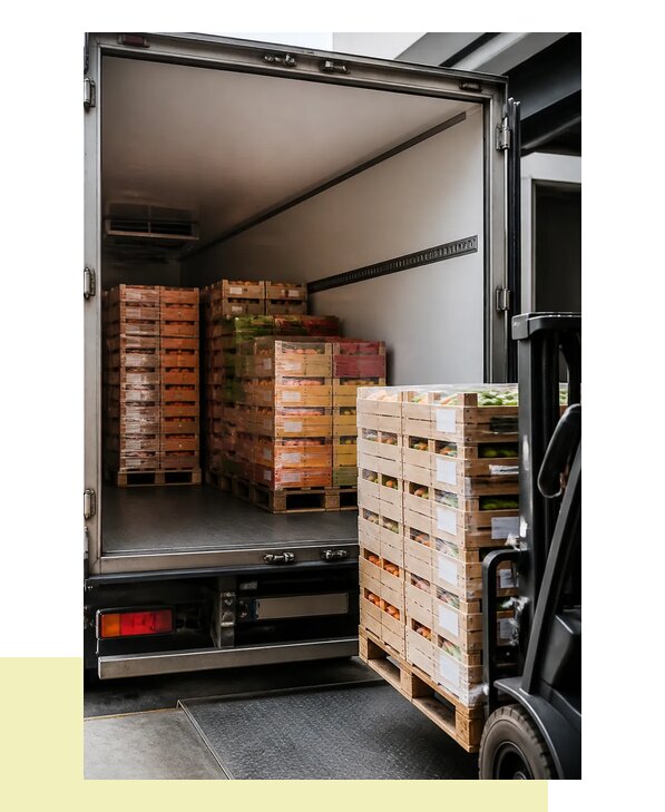 Перевозка сельхозпродукции на паллетах с доставкой в Солнечногорск